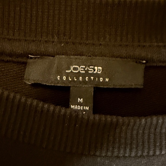 Joe's Jeans Black Stud-Trim Pullover Sweatshirt GUC B21 - Picture 2 of 7